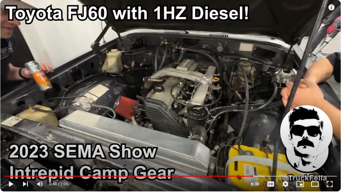 Rare!! FJ60 with 1HZ Diesel!! SEMA 2023