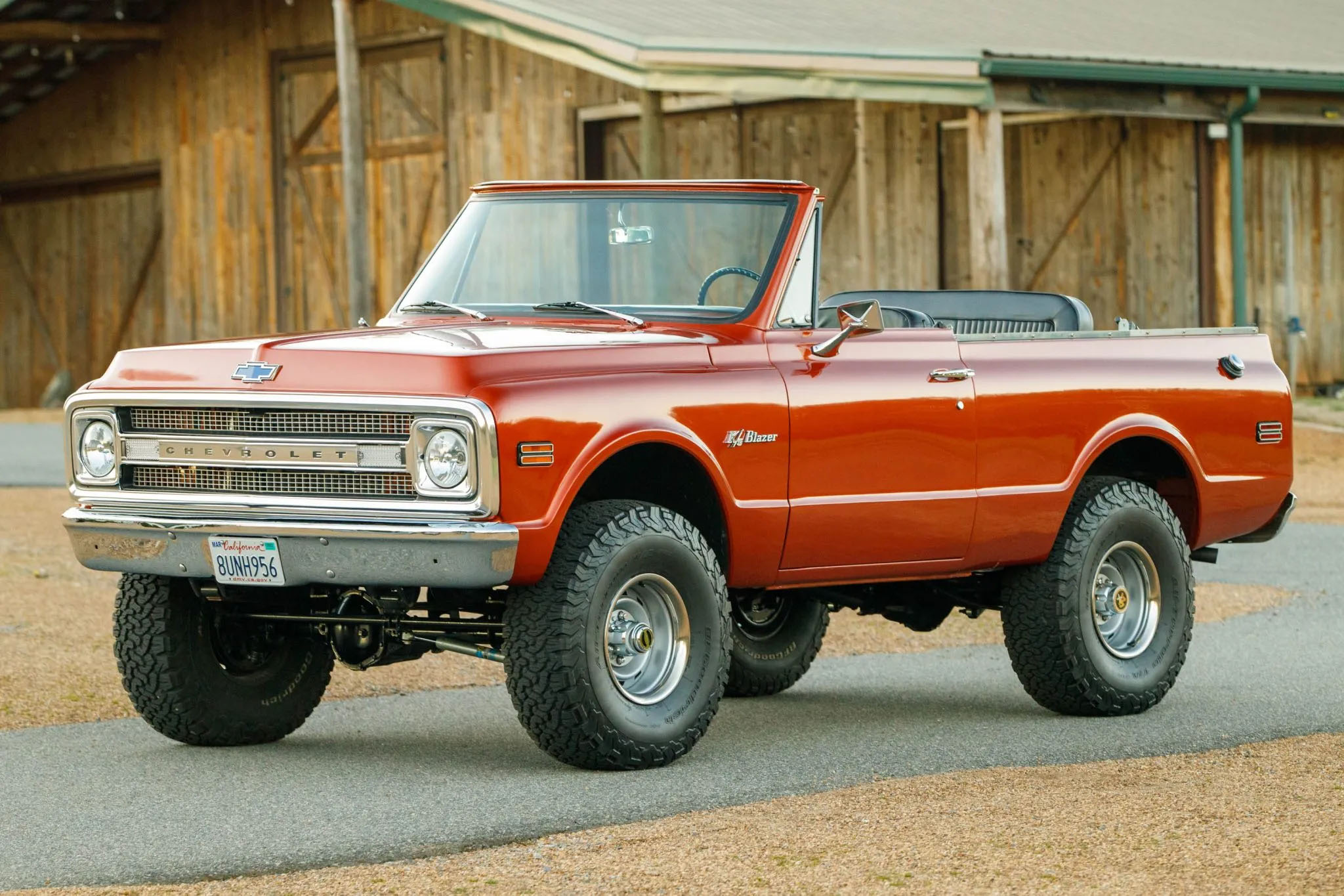 Pearl Orange Perfection: Restored 1970 Chevy K5 Blazer with a Twist!